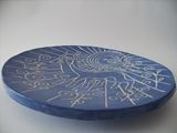 22 x 3 cm ceramic plate