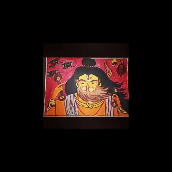 Hanuman Drawing | How To Draw Lord Hanuman Full Body | हनुमान जी का चित्र  कैसे बनाएं - YouTube