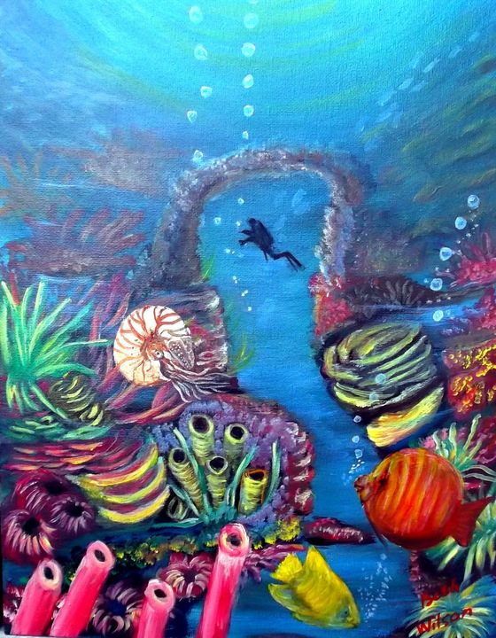 Ocean Floor Beth Paintings Paintings Prints Landscapes