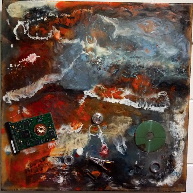 Space Waste Three - Buffalos TopEndArts