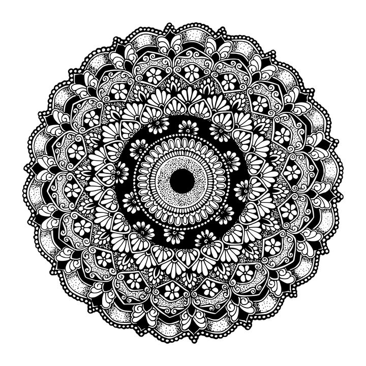 Mandala Design - Melangé Arts - Drawings & Illustration, Abstract,  Geometric - ArtPal