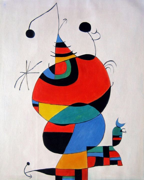 In style of Joan Miro 205 - Artseasy - Paintings & Prints, Abstract ...