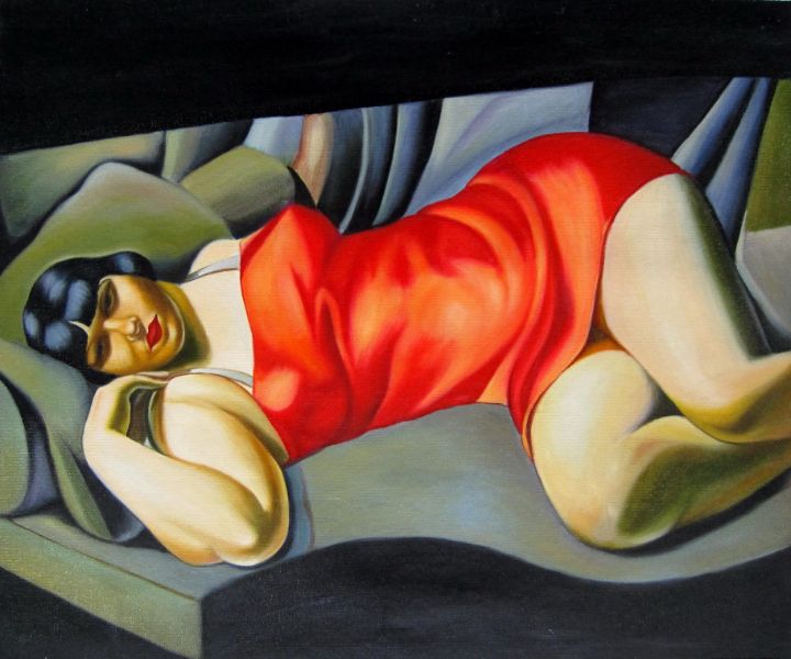 他の人発送×Tamara de Lempicka【眠る人】 Lempicka Brings An Artist Work Back To Life | Times Square Chronicles