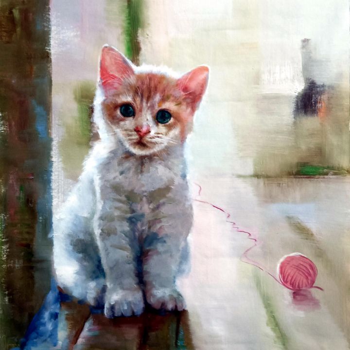 Cat 101D - Artseasy - Paintings &amp; Prints, Animals, Birds, &amp; Fish, Cats ...