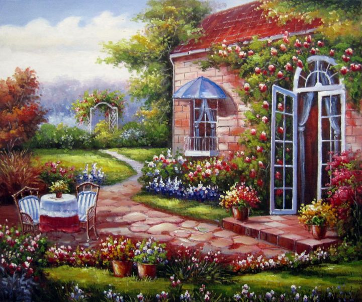 Garden 103 - Artseasy - Paintings & Prints, Landscapes & Nature ...