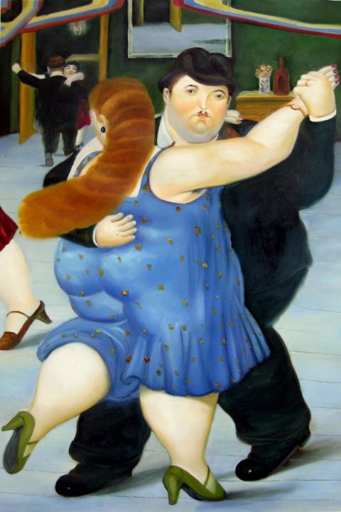 Pattern For Botero In style of Fernando Botero 251D - Artseasy - Paintings & Prints ...