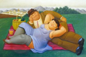 Pattern For Botero In style of Fernando Botero 258D - Artseasy - Paintings & Prints ...