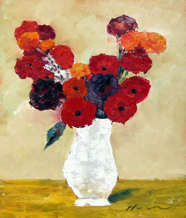 Vase flower #201 - Richard Zheng - Paintings & Prints, Flowers, Plants ...