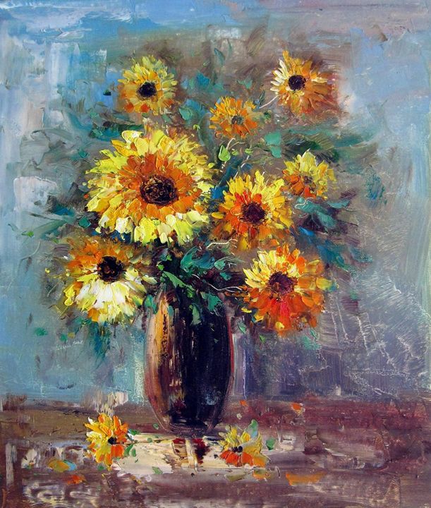 Vase flower #22 - Richard Zheng - Paintings & Prints, Flowers, Plants ...