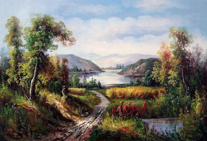 Lakeview 008 - Artseasy - Paintings & Prints, Landscapes & Nature ...