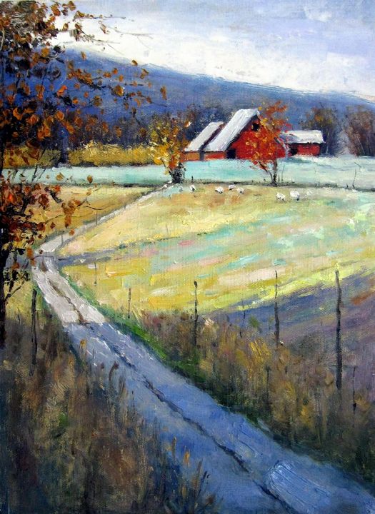 Country #108 - Richard Zheng - Paintings & Prints, Landscapes & Nature ...