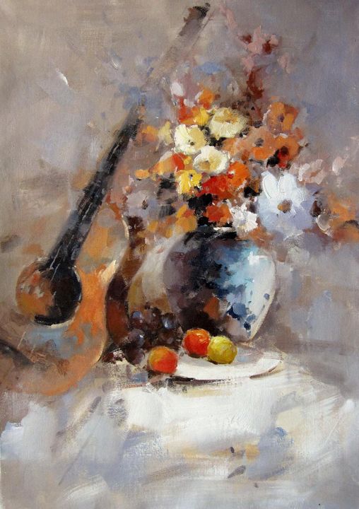 Flower instrument 003 - Artseasy - Paintings & Prints, Still Life ...