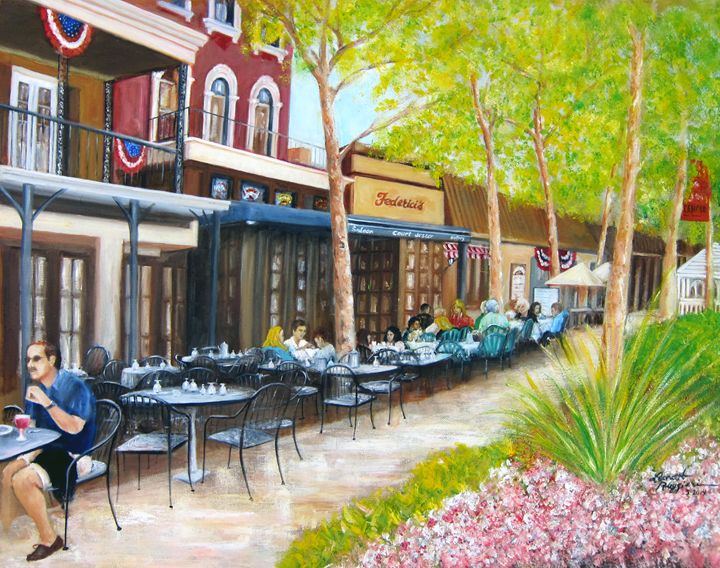 Main Street Freehold Boro NJ - Leonardo Ruggieri Fine Art Paintings ...