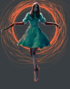 Noname 55 - Knife vs face - Digital Art & AI, Fantasy & Mythology