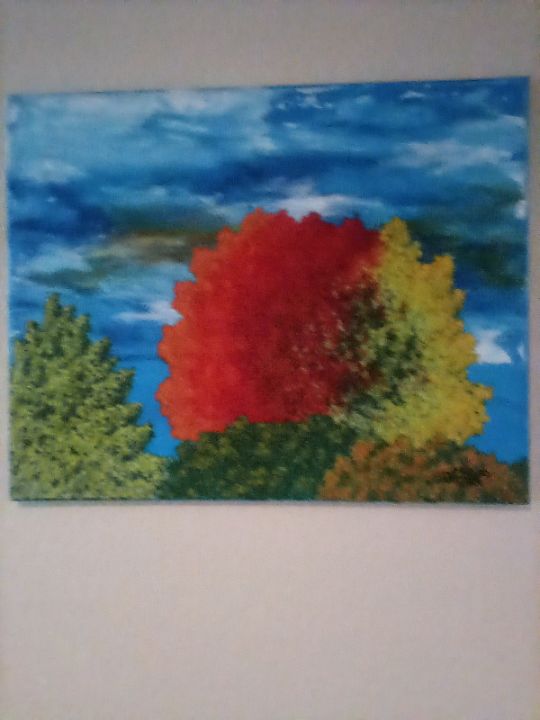 Fall Colorful Trees - Dirk L Bliss BlissFull Art
