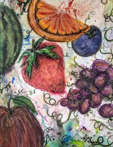 Fruit Bowl - Kimberli Witucki - Paintings & Prints, Food