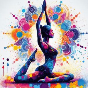 Embody The Mind In Thought - Yoga Blast Digital Art Designer