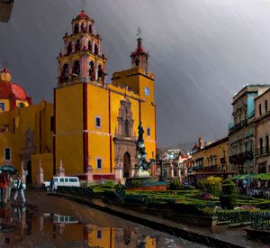 rainy afternoon in guanajuato - ezdrifter's artwork