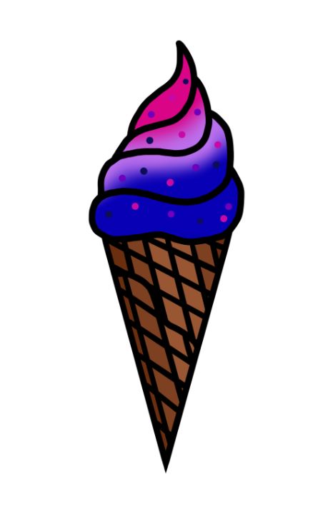 Bisexual Pride Ice Cream - Jay