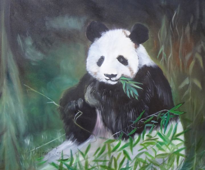 Panda in Bamboo - Jennylee