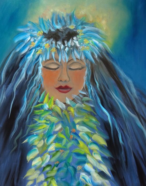 Wahine 11 - Jennylee - Paintings & Prints, Abstract, Figurative - ArtPal