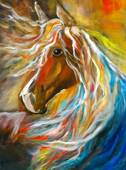 Thunderbolt Horse - Jennylee - Paintings & Prints, Animals, Birds ...