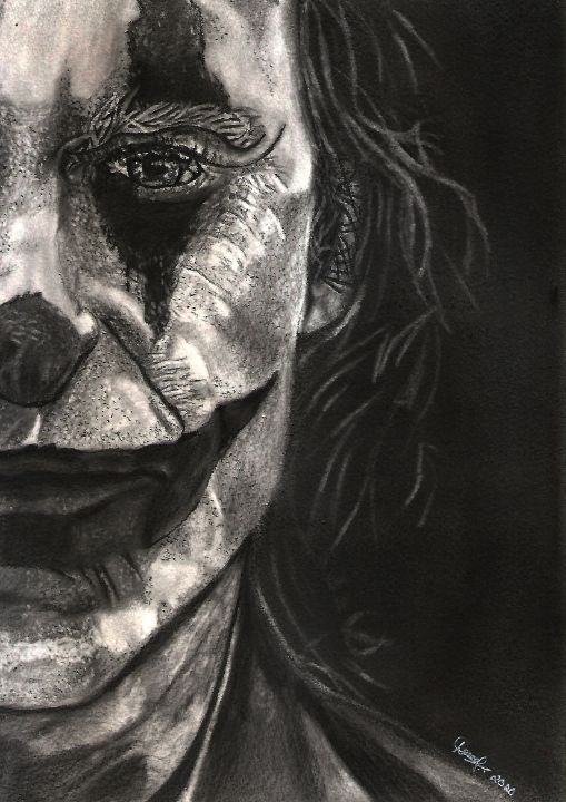 Pencil on paper, drawing of joker : r/drawing