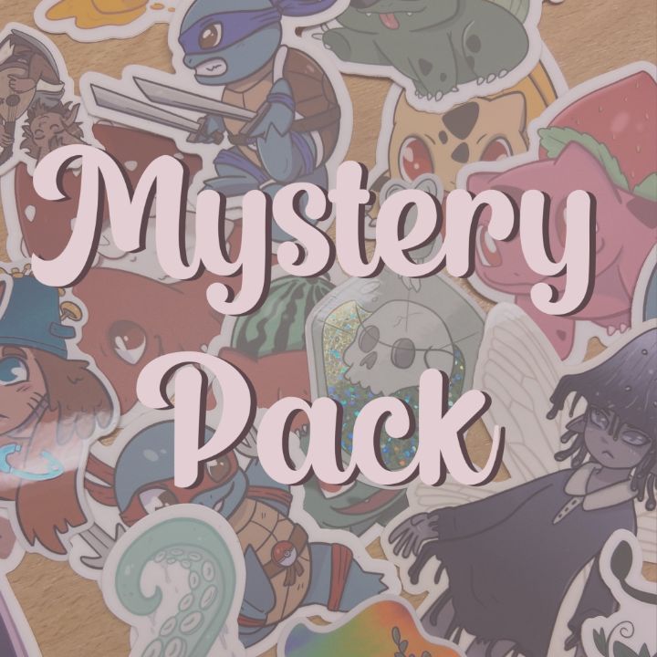 MYSTERY PACK 25 Random Stickers 