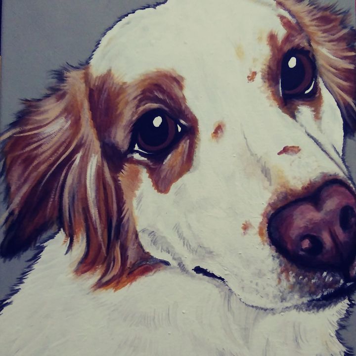 11"×14" Custom Pet Portrait Painting - outtatheblue