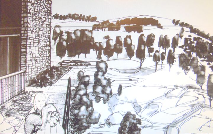 Up on a Hill - HGCavazoz.ArtPal.com