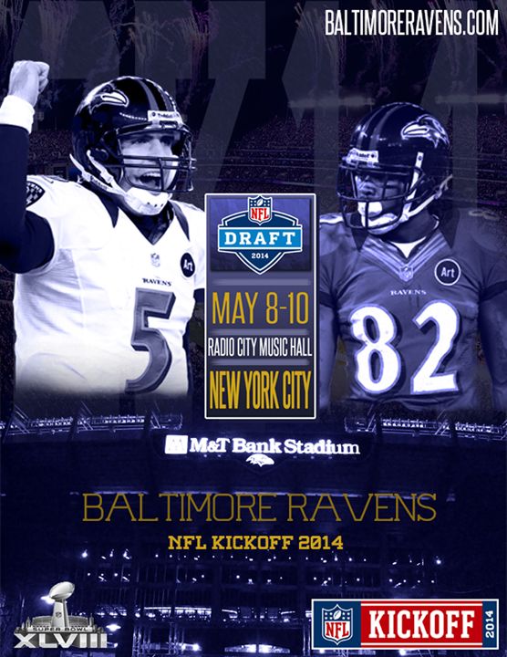 BALTIMORE RAVENS 2K14 POSTER - Andre Harge
