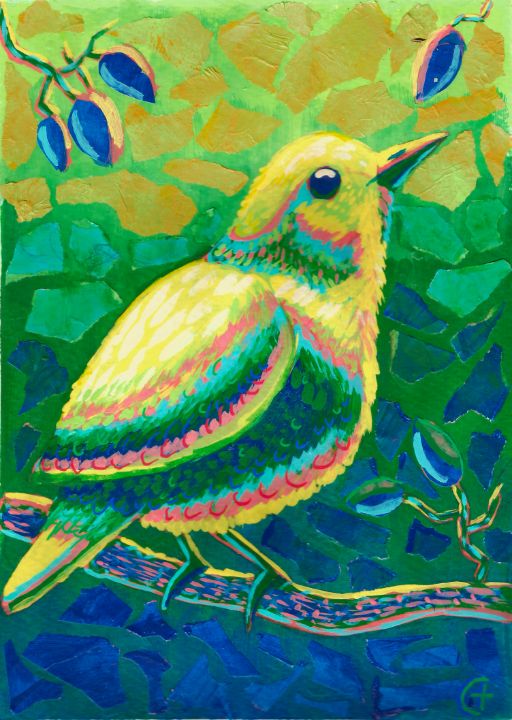 Common Nightingale Painting - CT Artistry