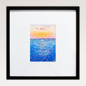 Original Painting Beach Sunset