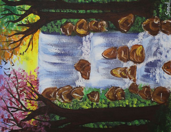 Nature with water - Sonal's Art Club