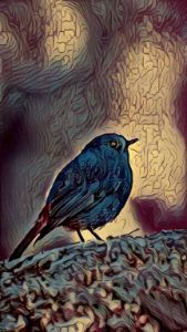 Bird In The Darkness Digital Artwork
