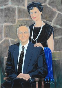 Artist and Wife Dorothy SelfPortrait