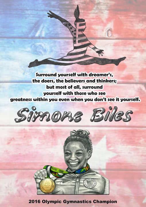 Simone Biles - Carol's Art