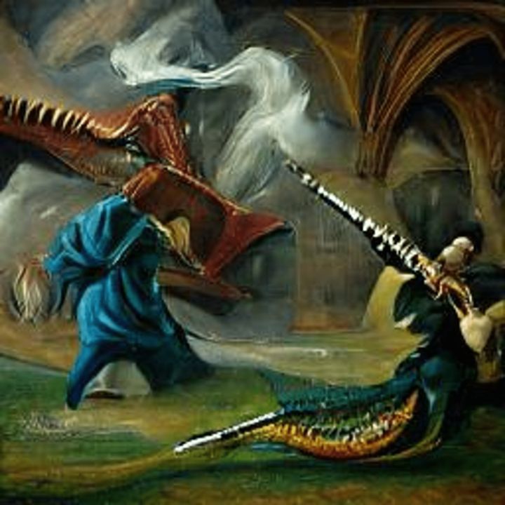 dragons and wizards