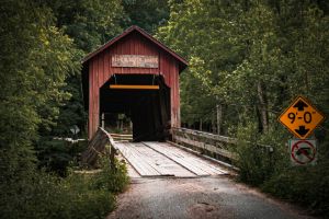 Beanblossom Covered Bridge in Spring - My Captures and My Travels