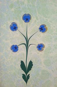 Pansies blue