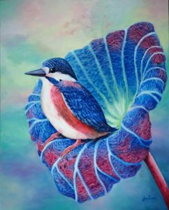 Morning Glory and Baby Bird - JanSum Fine Art