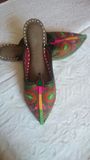Leather women's footwear