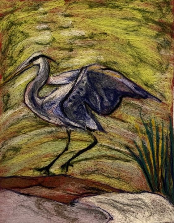Blue Heron - Susan Hess