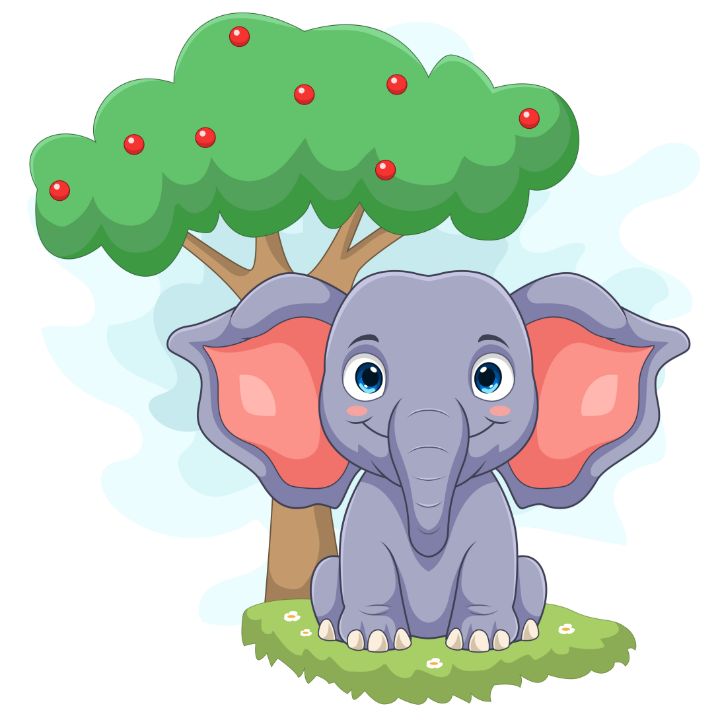 Cartoon elephant shitting - REYYARTS - Drawings & Illustration, Animals ...