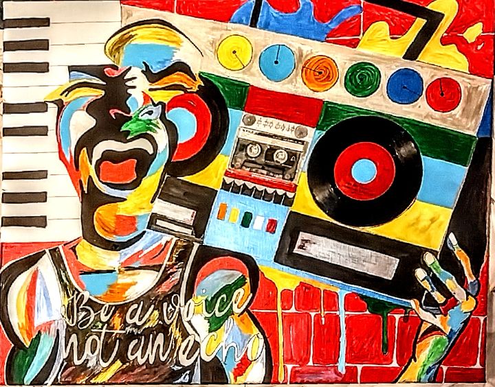 The voice ARTBYWATT Paintings & Prints, Abstract, Color ArtPal