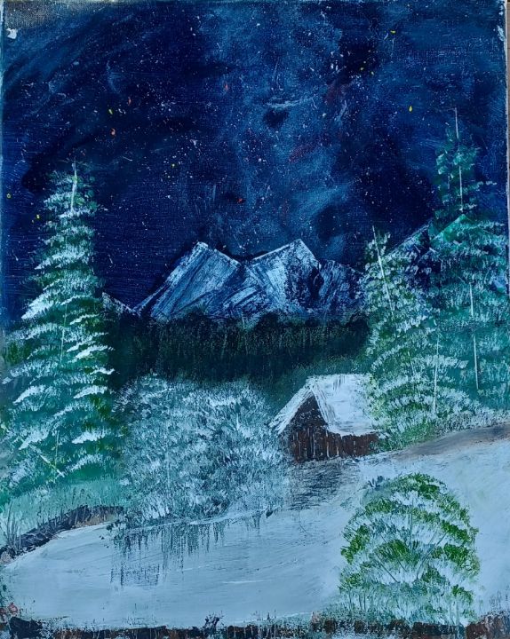 Winter Romantic Getaway - Art By Robin