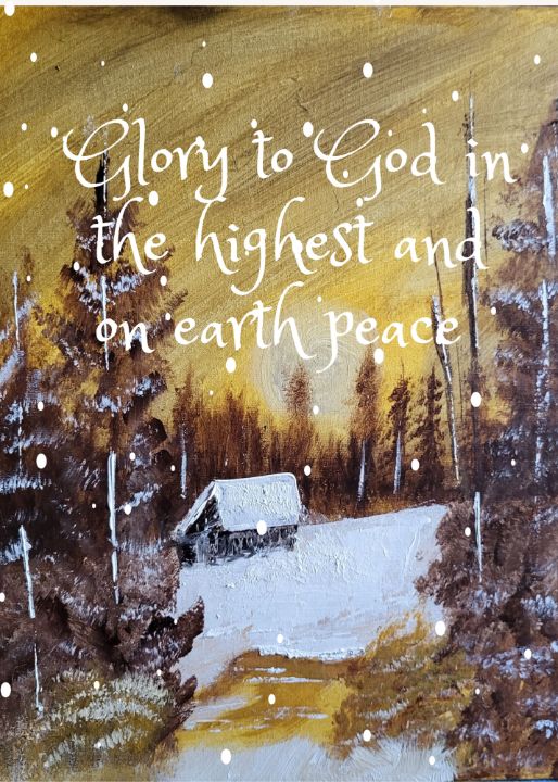Glory to God Poster - Robins Inspirationals