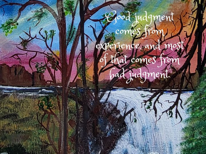 Good Judgment -Hill Billy Poster - Robins Inspirational Art