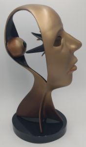 Self Reflection (Clay) - Zvi Goldman, Sculptor