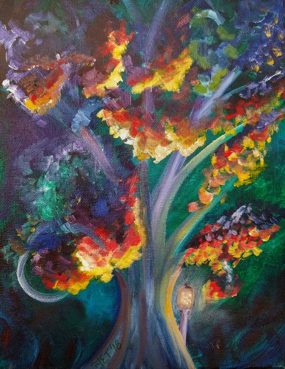 The Rainbow Tree Elise Tate Paintings Prints Flowers